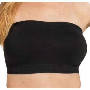 Truekind Convertible Strapless Bandeau Bra Black 2XL Seamless Wireless 10400 new